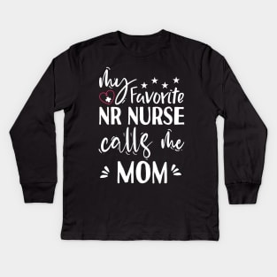 My Favorite ER Nurse calls me Mom Kids Long Sleeve T-Shirt